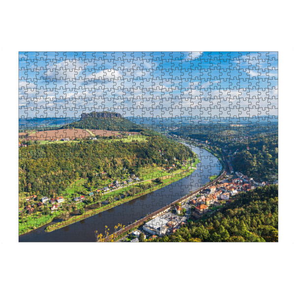 artboxONE Puzzle "Königsstein an der Elbe" artboxONE - Natur,Reise,Architektur