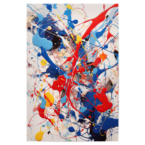 Poster "Abstrakte expressionistische Kunst" artboxONE - Abstrakt