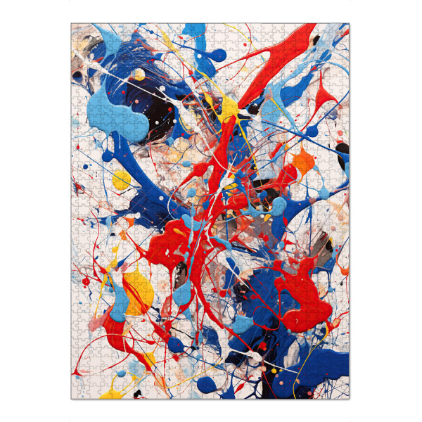 Puzzle Ravensburger "Abstrakte expressionistische Kunst" artboxONE - Abstrakt