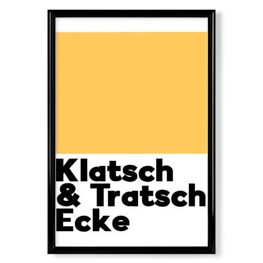 Klatsch & Tratsch Ecke gelb