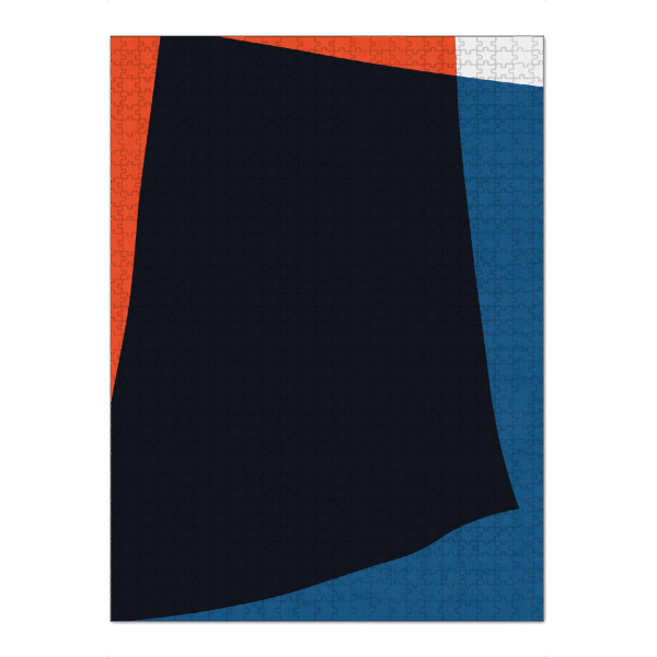 Puzzle Ravensburger "Blaue und rote Kunst F" artboxONE - Abstrakt,Geometrie