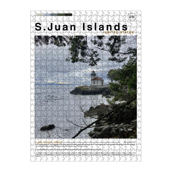 artboxONE Puzzle "Zeitungscover der San-Juan-Inseln" artboxONE - Städte,Architektur