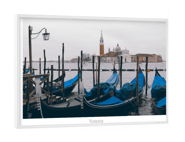 Poster mit weißem Rahmen "Lagunenstadt Venedig" artboxONE - Reise,Architektur,Städte / Venedig,Reise / Länder