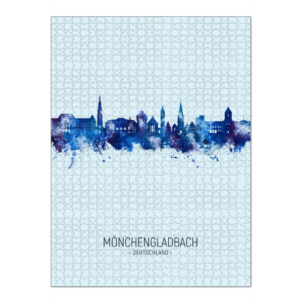 Puzzle Ravensburger "Mönchengladbach - Skyline" artboxONE - Städte