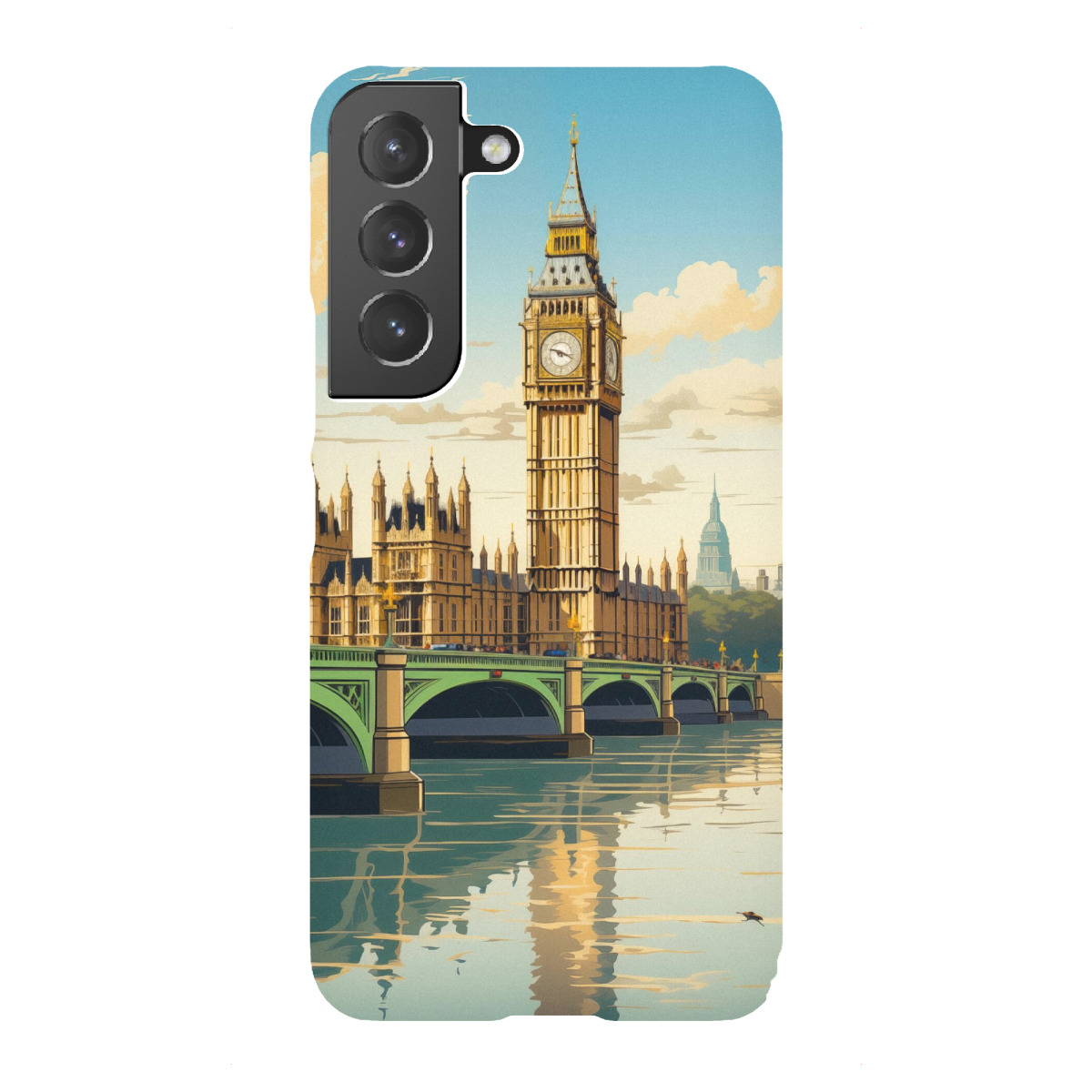 Samsung Galaxy "Ein Blick von der Themse" Premium-Case Handyhülle artboxONE