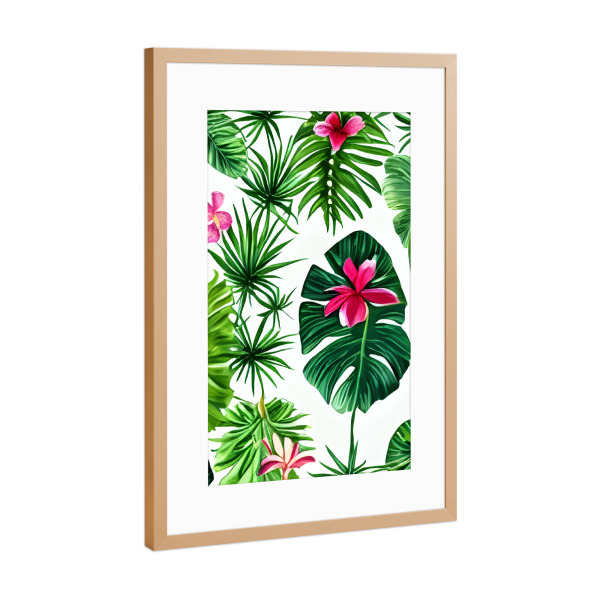 Poster mit Rahmen Kupfer "Der Wendekreis" artboxONE - Natur,Floral