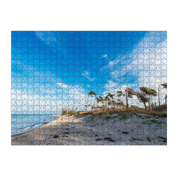 Puzzle Ravensburger "Weststrand mit Bäumen" artboxONE - Natur,Reise,Reise / Strand und Meer