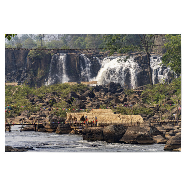Poster 30x20 cm "Tad Lo Wasserfall" artboxONE - Natur,Reise / Asien - Tad lo,Wasserfall,Ban saenvang,Laos,Asien,Bolaven