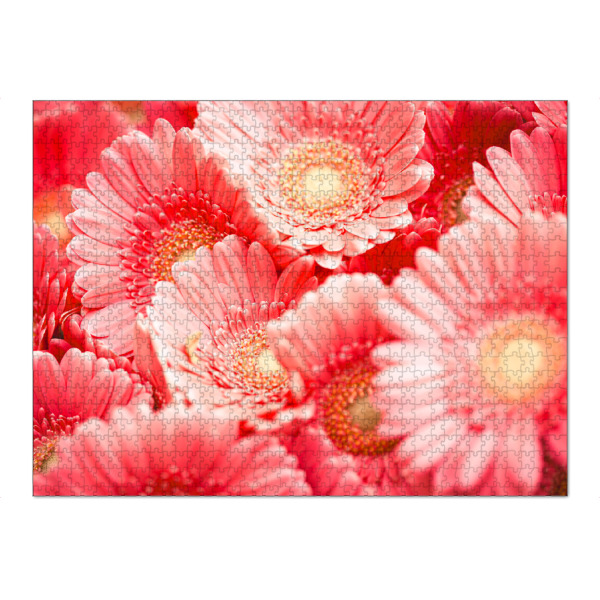 Puzzle Ravensburger "Pink blossom dream" artboxONE - Natur,Floral - Pink,Blossom,Blüte,Flower,Blume,Floral - Bild pink