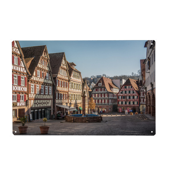 Holzbild "Calw im Schwarzwald" artboxONE - Städte,Architektur