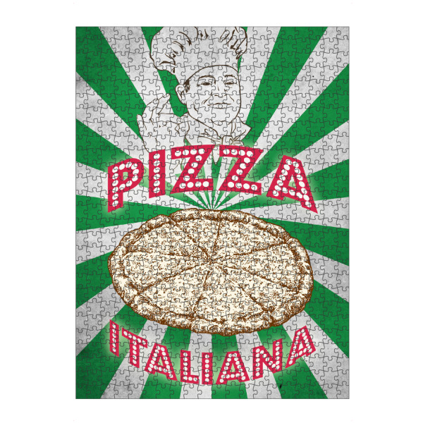 Puzzle Ravensburger "Pizza Italiana" artboxONE - Reise,Essen & Trinken,Reise / Länder