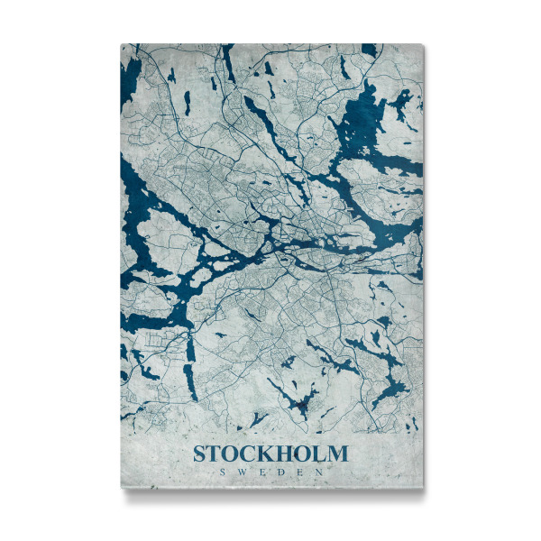 Galerie-Print "Vintage City Stockholm" 30x20 cm artboxONE