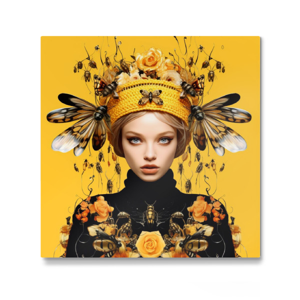 Galerie-Print "BIENENKÖNIGIN FRAU" 30x30 cm artboxONE