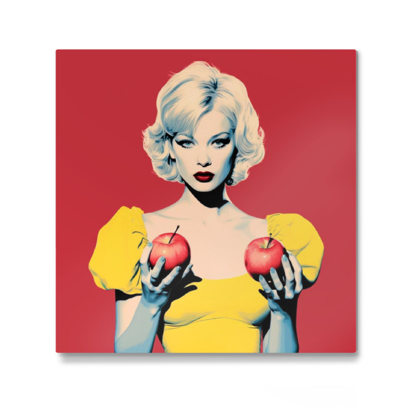 Galerie-Print "GANSJUNGFRAU ROT" 30x30 cm artboxONE