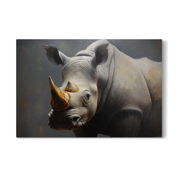 Galerie-Print "Porträt eines großen Nashorns" 30x20 cm artboxONE