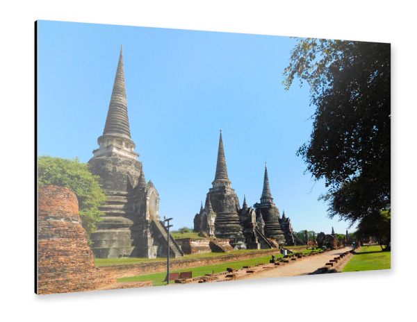 Alu-Dibond "Ayutthaya-Tempelanlage" 30x20 cm artboxONE