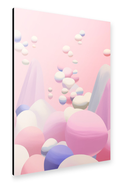 Alu-Dibond "Candyland" 30x20 cm artboxONE