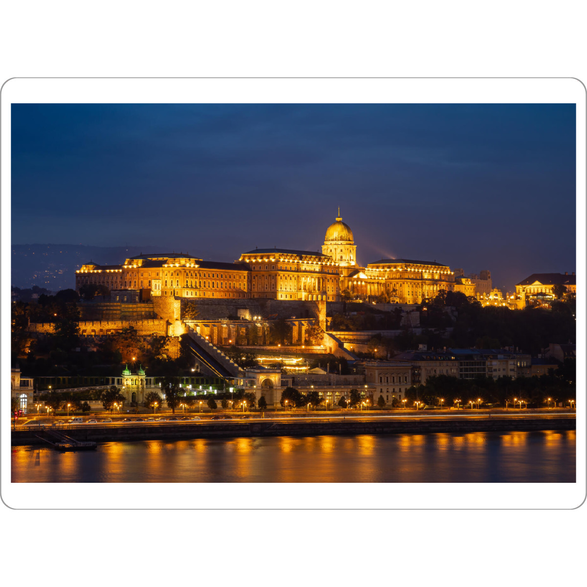 Tischset "Budapest Burgpalast" artboxONE - Architektur,Städte / Budapest - Budapest,Ungarn,Burgpalast,Burgviertel,Donau,Buda,Pest - Bild budapest