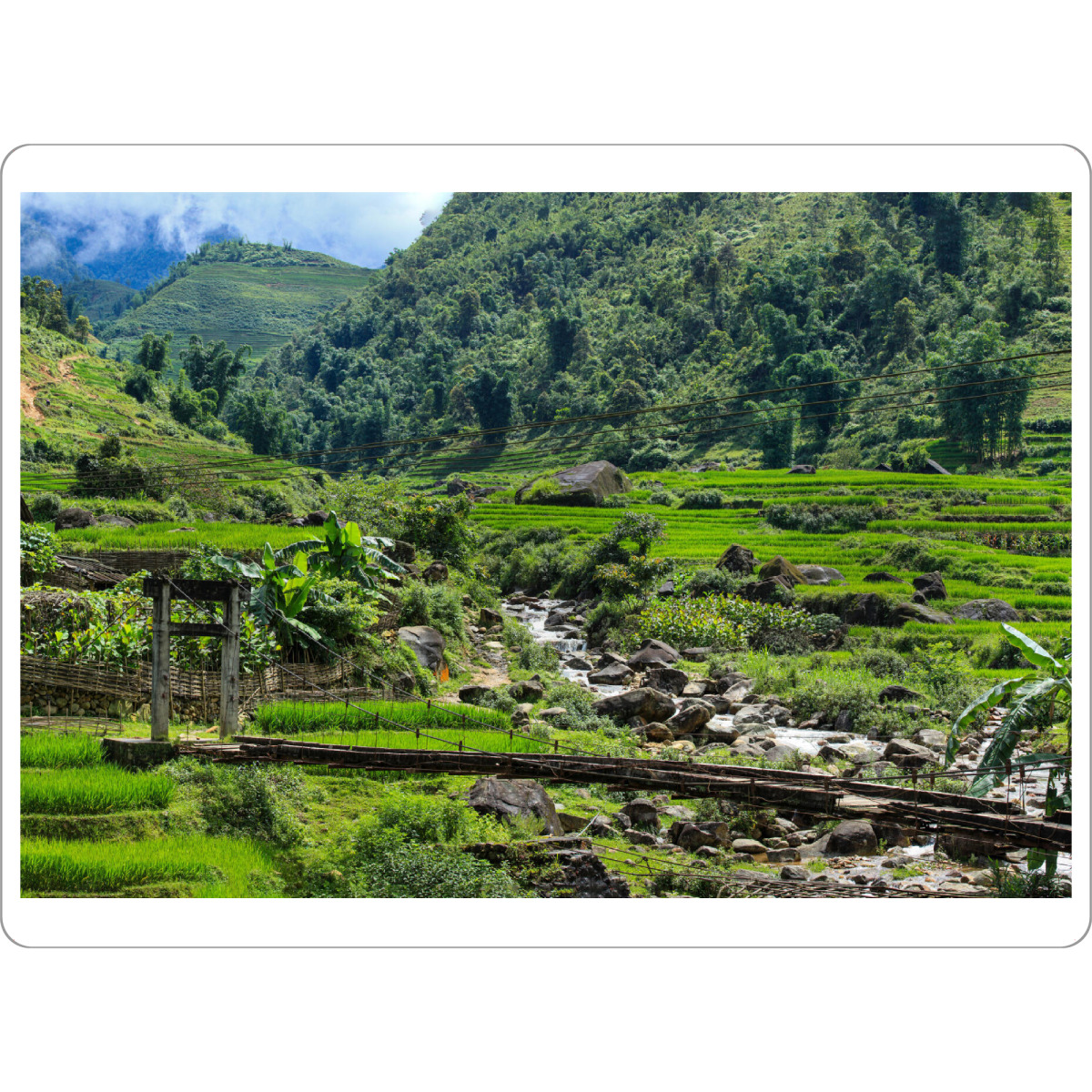 Tischset "Die Landschaft bei Sapa" artboxONE - Natur,Reise / Asien