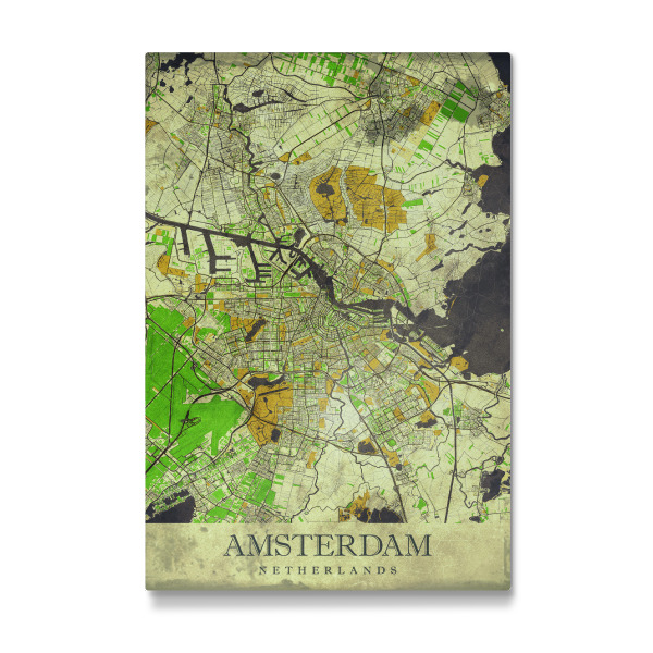 Galerie-Print "Amsterdam Vintage City Map" 30x20 cm artboxONE