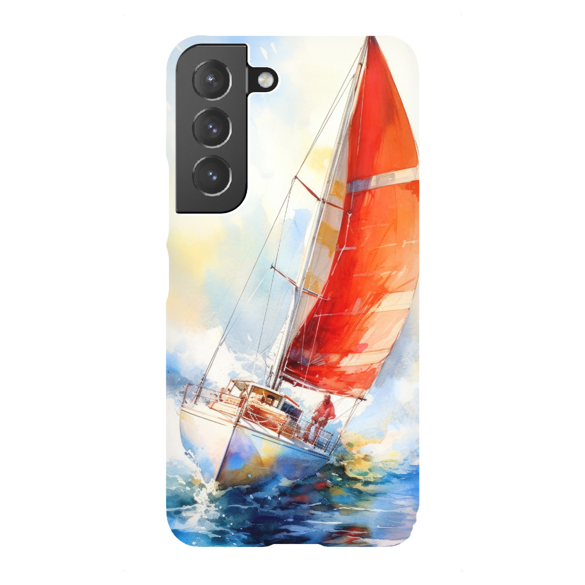 Samsung Galaxy "Segelboote Sportkunst E" Premium-Case Handyhülle artboxONE