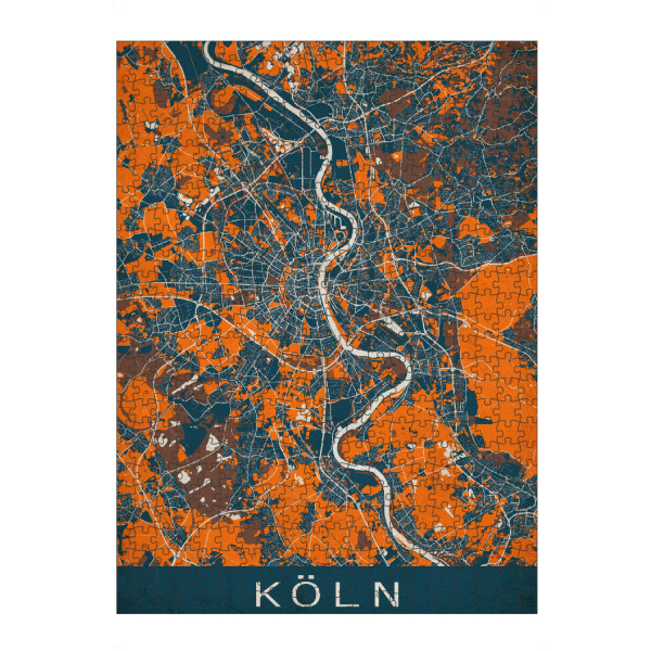 Puzzle Ravensburger "Kölner Vintage Map" artboxONE - Städte / Köln,Kartografie