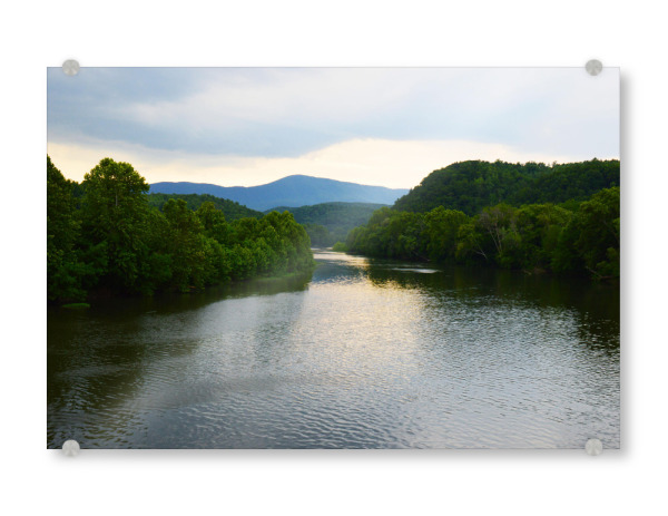 Acrylglasbild "James River @ Virgina" artboxONE - Natur,Reise,Reise / Länder