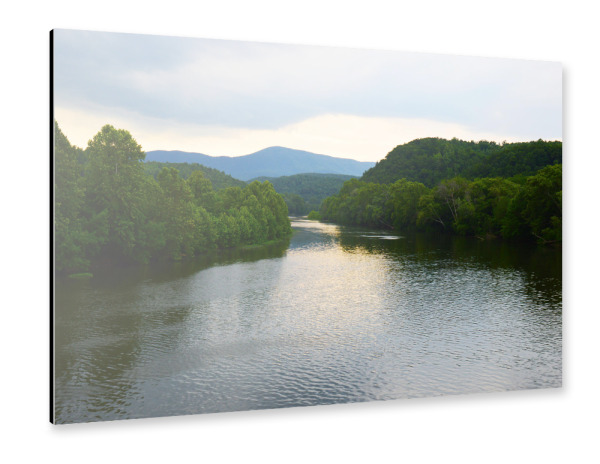 Alu-Dibond "James River @ Virgina" 30x20 cm artboxONE
