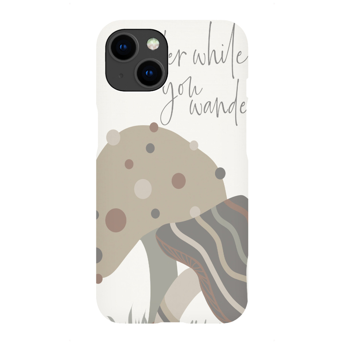 "Staunen Sie, während Sie wandern"für iPhone - Premium-Case Handyhülle artboxONE