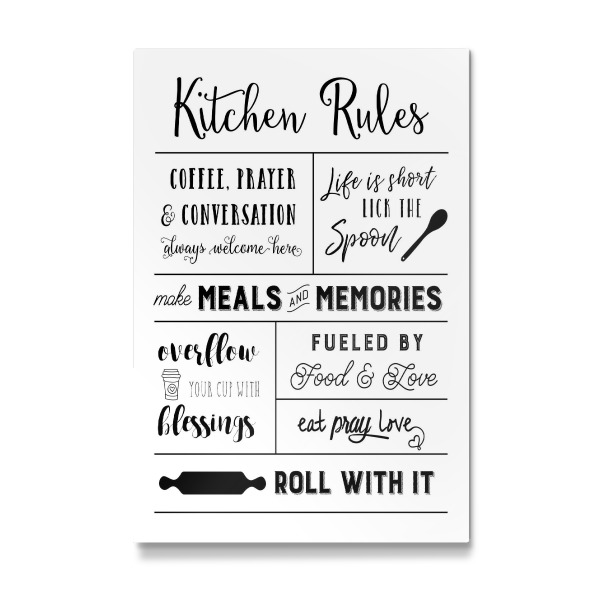 Galerie-Print "Meals and Memories Rules" 30x20 cm artboxONE