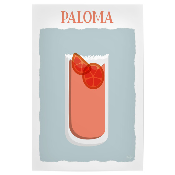Poster "Paloma" artboxONE - Essen & Trinken / Alkohol - Paloma,Getränk,Alkohol,Cocktail