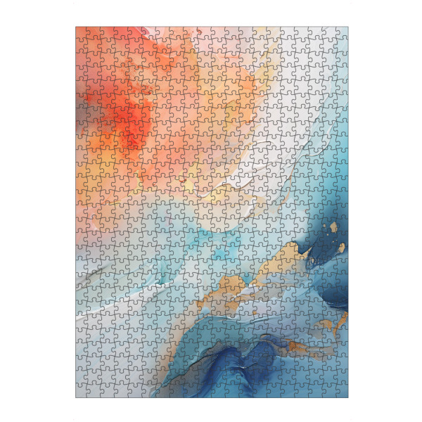 artboxONE Puzzle "Abstract desert city fluid shapes" artboxONE - Abstrakt