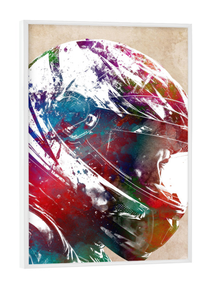 Poster mit weißem Rahmen "Motorsport-Sportkunst E" artboxONE - Sport / Motorsport,Sport - Motor,Motorsport,Sport,Motoren,Illustration,Grafik