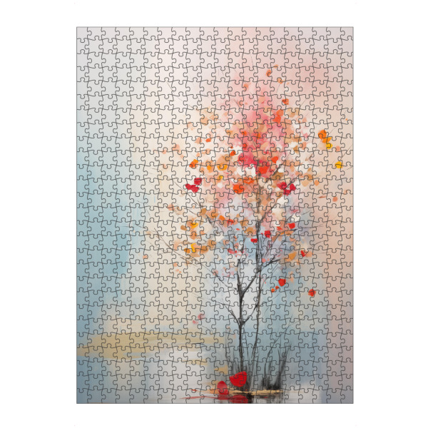 artboxONE Puzzle "Zarte Pastellbäume" artboxONE - Natur,Floral,Abstrakt
