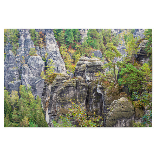 Poster 30x20 cm "Bäume und Felsen" artboxONE - Natur,Reise