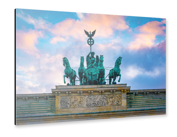 Alu-Dibond "Quadriga in Berlin" 30x20 cm artboxONE