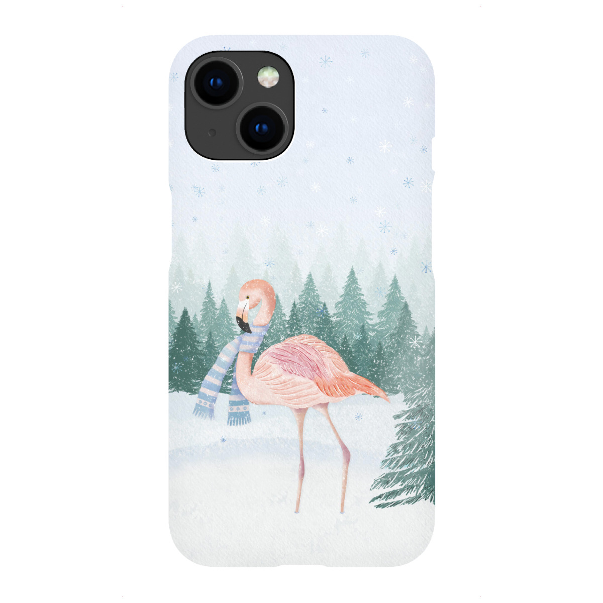 "Flamingo im Märchenwald"für iPhone - Premium-Case Handyhülle artboxONE