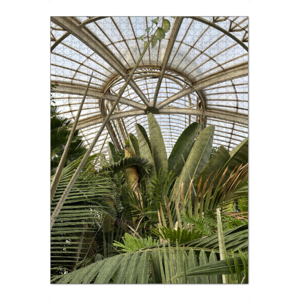Puzzle Ravensburger "KEW Botanischer Garten" artboxONE - Reise,Floral,Architektur,Geometrie,Streetart