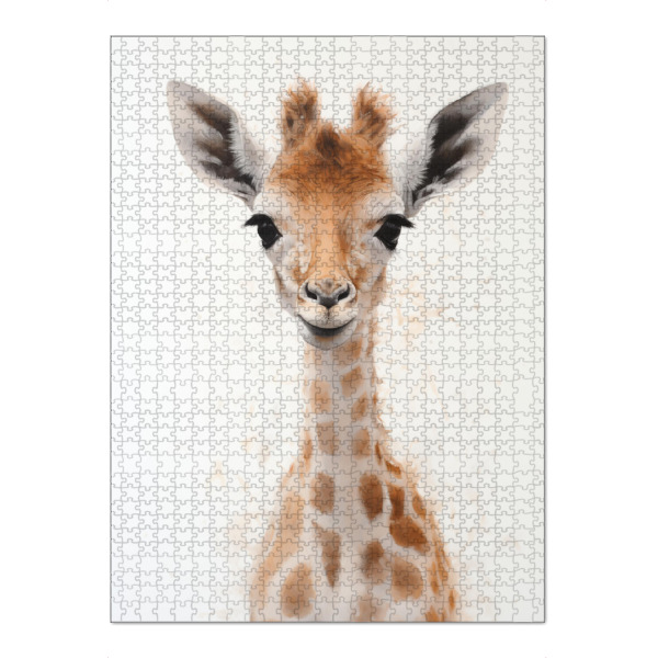 Puzzle Ravensburger "Baby-Giraffe-Malerei" artboxONE - Natur,Tiere