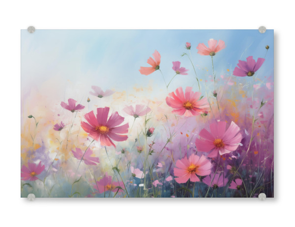 Acrylglasbild "Ölgemälde - Gänseblümchen" artboxONE - Natur,Floral