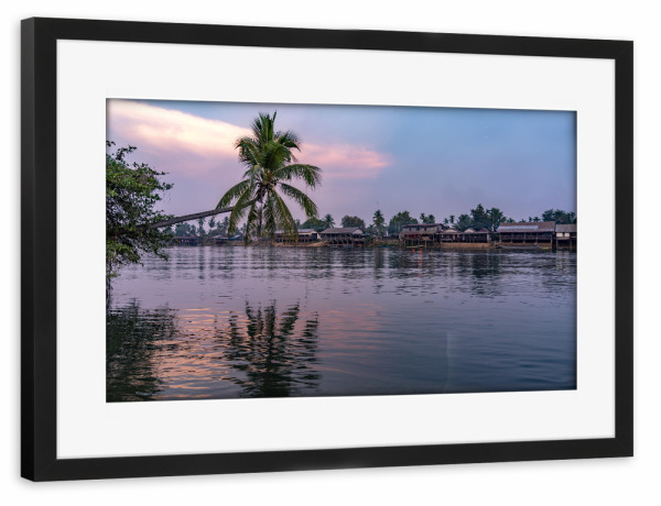 Poster mit Rahmen schwarz "4000 Inseln Laos" artboxONE - Natur,Reise / Strand und Meer,Reise / Asien