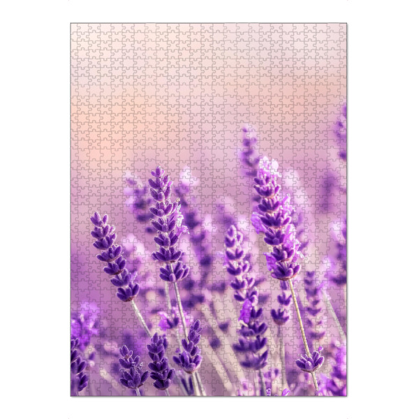 Puzzle Ravensburger "Lavendel Glück" artboxONE - Floral,Liebe,Ultraviolet