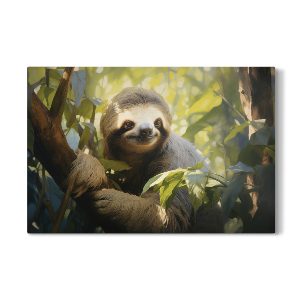 Galerie-Print "Glückliches Faultier" 30x20 cm artboxONE