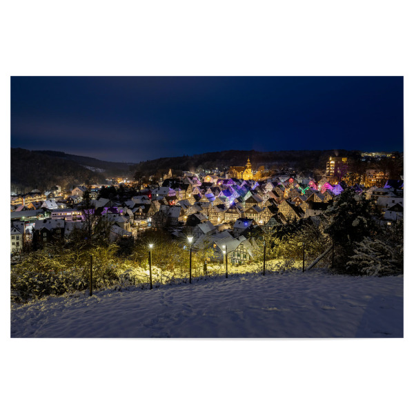 Poster 30x20 cm "Freudenberger Nacht" artboxONE - Architektur