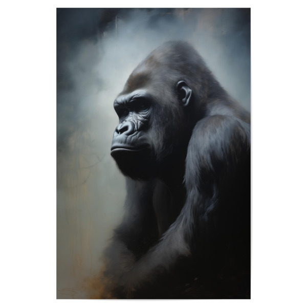 Poster 30x20 cm "Östlicher Gorilla" artboxONE - Natur,Tiere