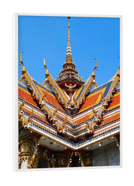 Poster mit weißem Rahmen "Tempel in Thailand" artboxONE - Reise,Architektur,Reise / Asien,Reise / Länder