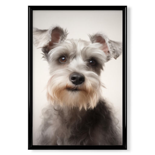 Schnauzer-Studioporträt