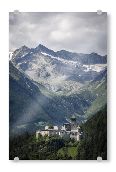 Acrylglasbild "Schloss im Himmel" artboxONE - Natur,Reise - Burg,Naturfotografie,Natur,Reise,Berge