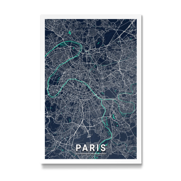Galerie-Print "Paris CityMap" 30x20 cm artboxONE