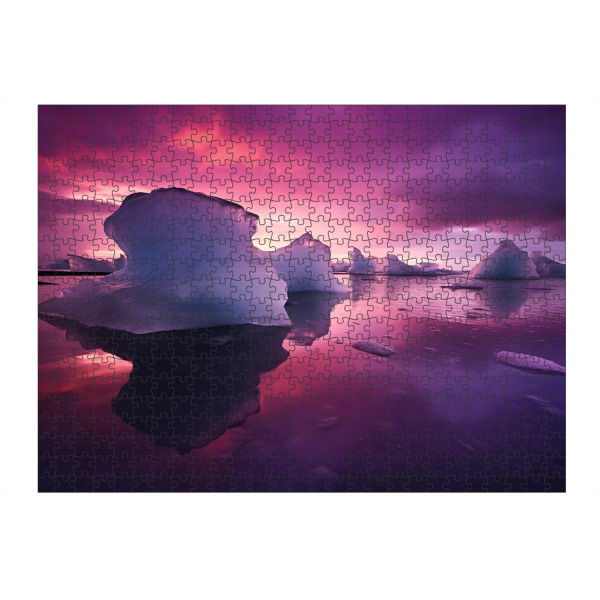 Puzzle Ravensburger "Eisstrand Jokulsarlon" artboxONE - Natur,Reise / Strand und Meer